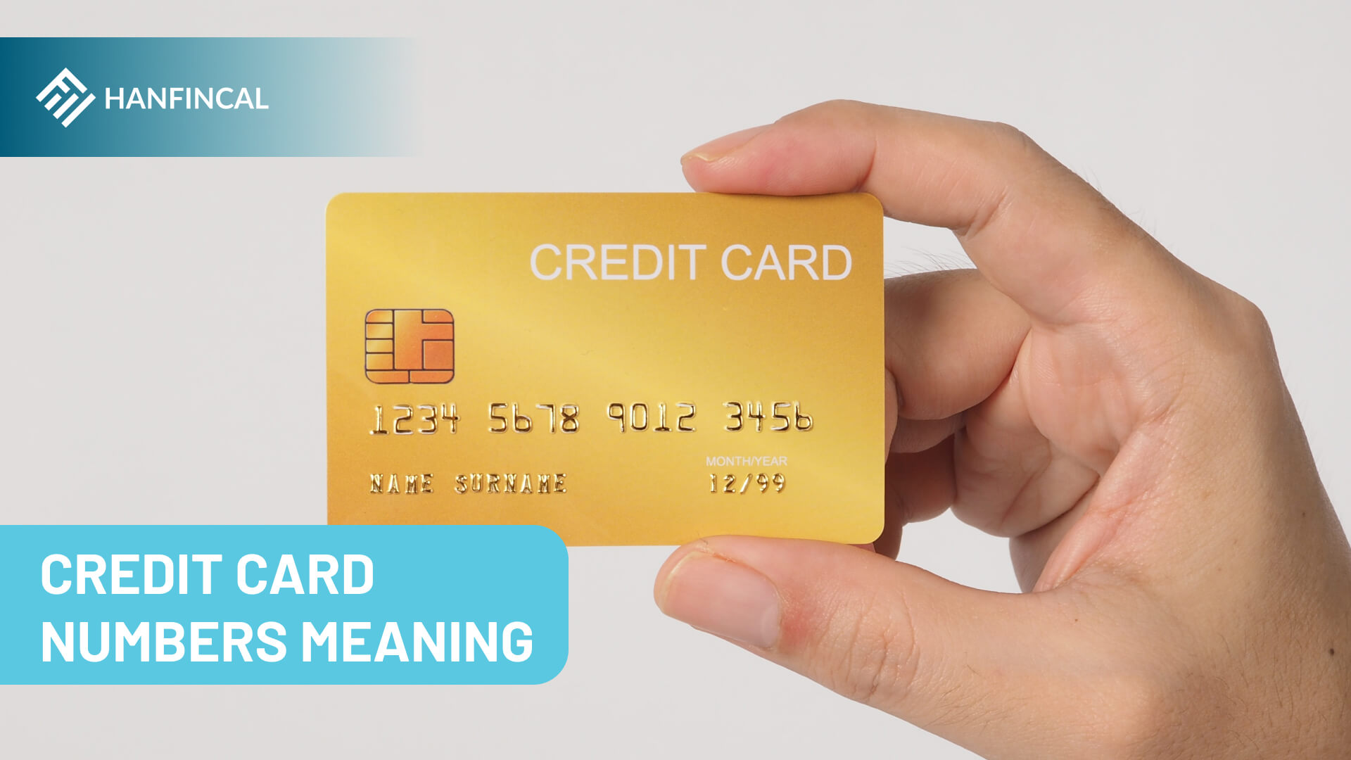 Credit card numbers meaning