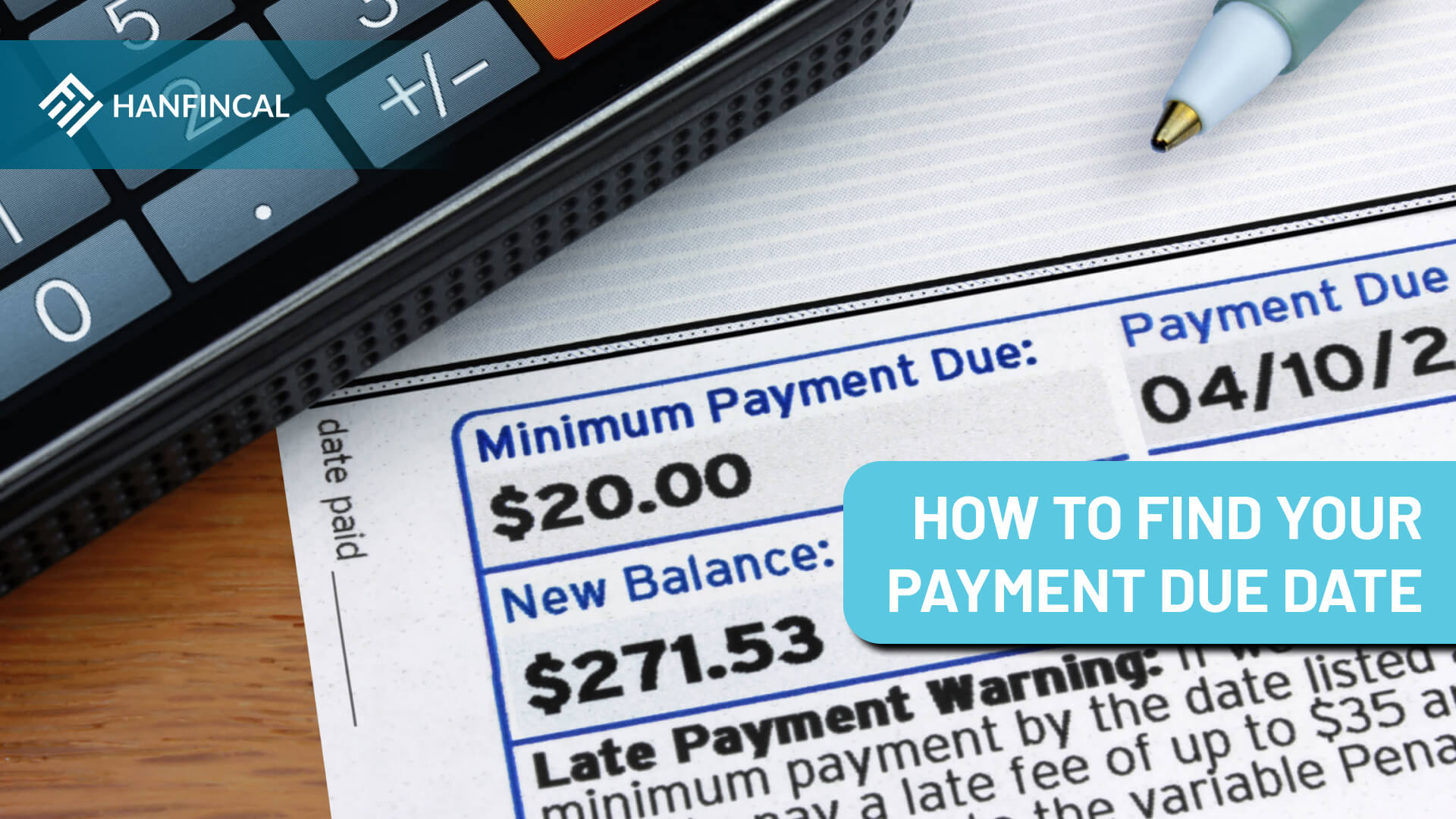 How to find your payment due date?