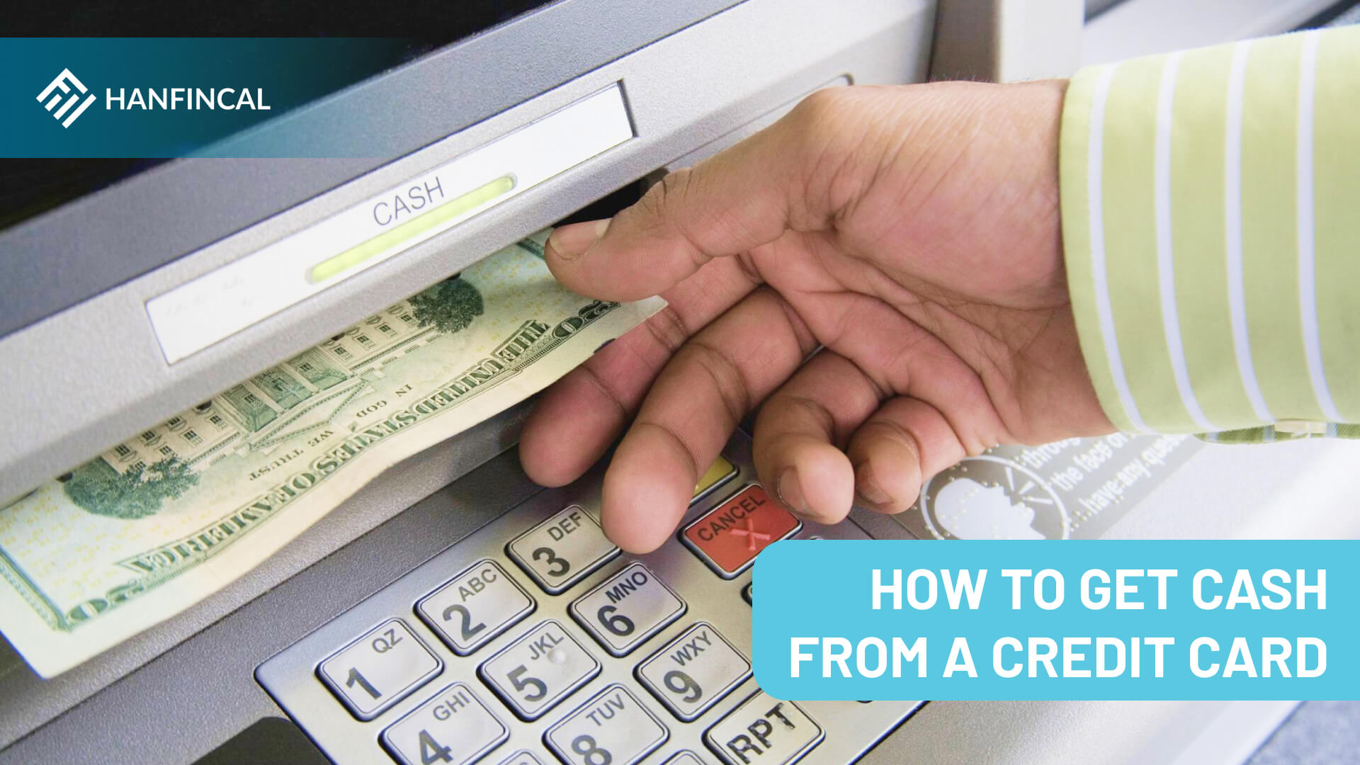 How to get cash from a credit card?