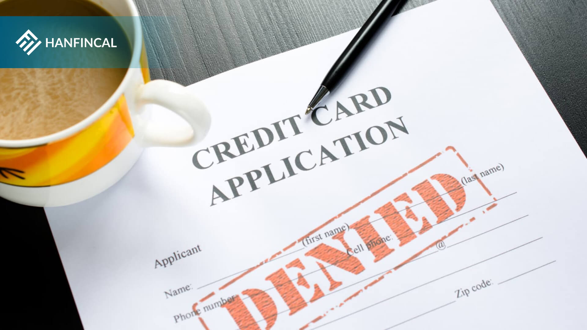 What happens if your credit card application is denied?