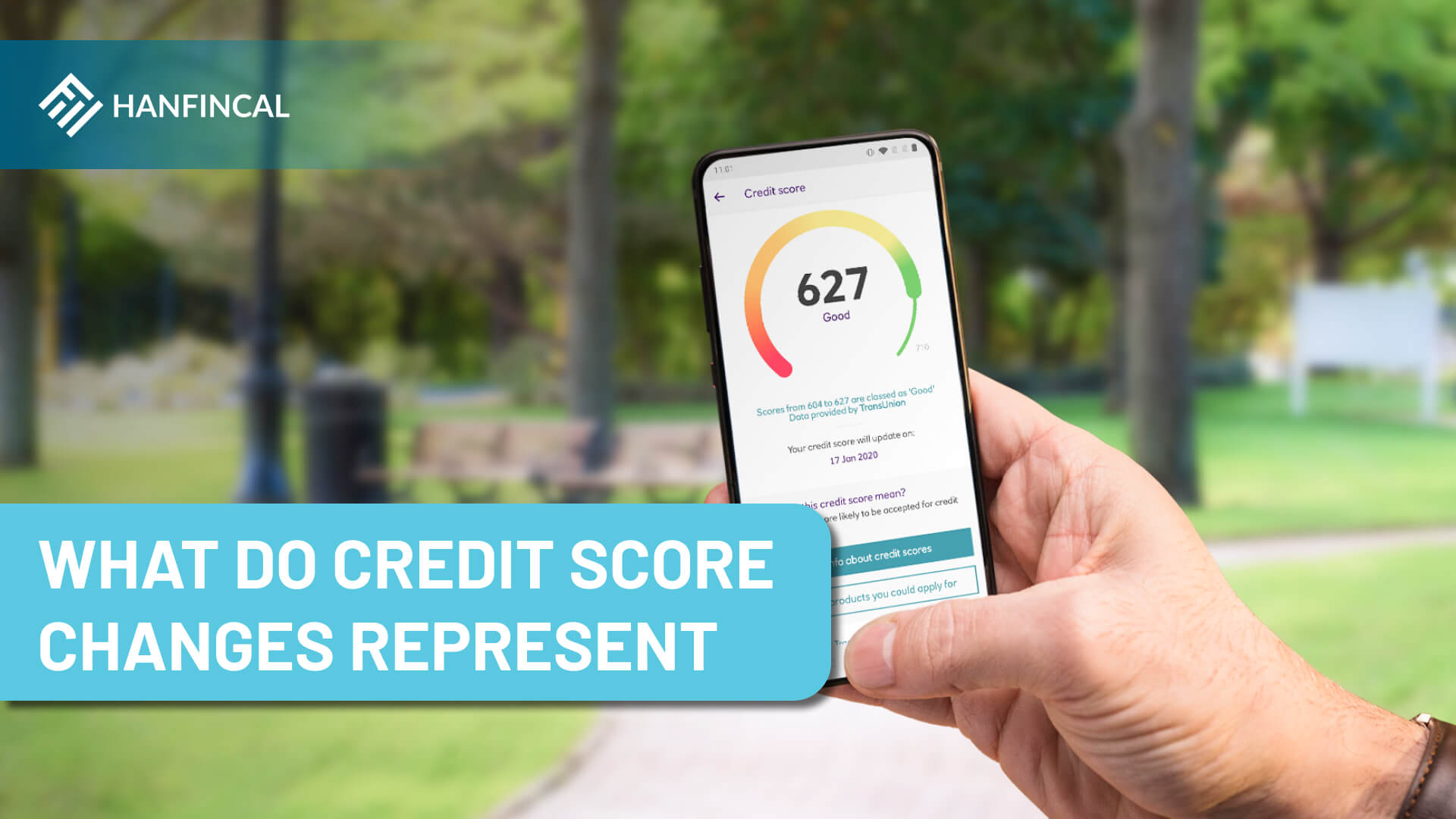 What do credit score changes represent?